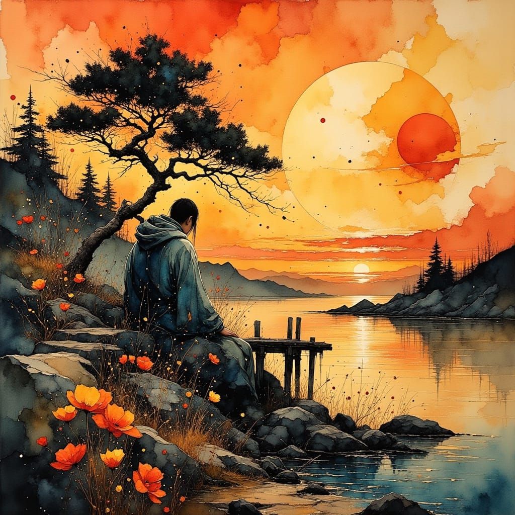 Ronin Sun.   by @Aquaman420