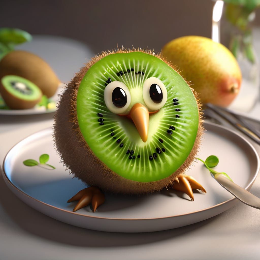 A Kiwi Kiwi  by @Zabrie