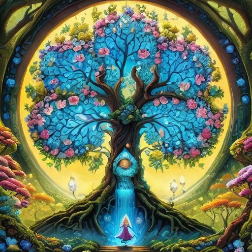 <lora: Fantasy trees:1.0> 1