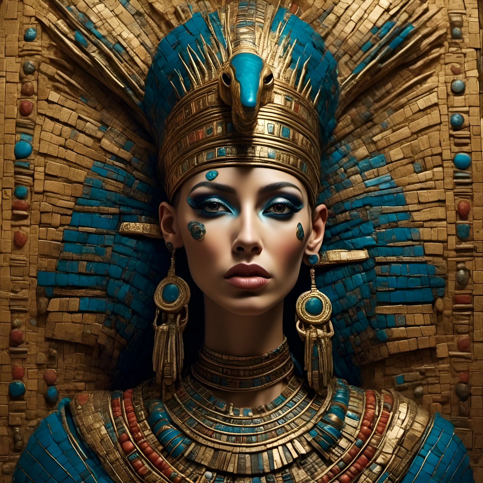 dramatic queen of the Nile - AI Generated Artwork - NightCafe Creator