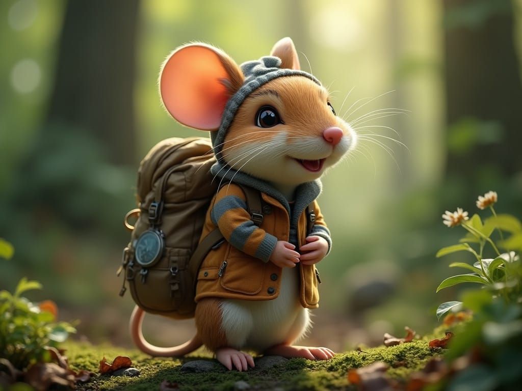 Mouse Wanderer  by @AI-Lover