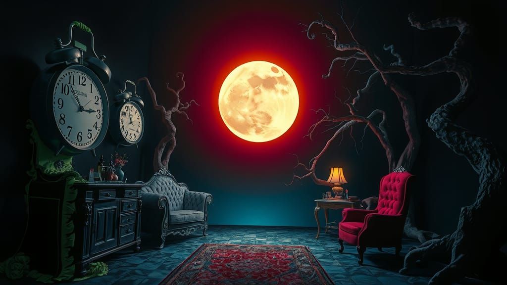 "How Bizarre" strange, eerie, bizarre, surrealist, abstract,...