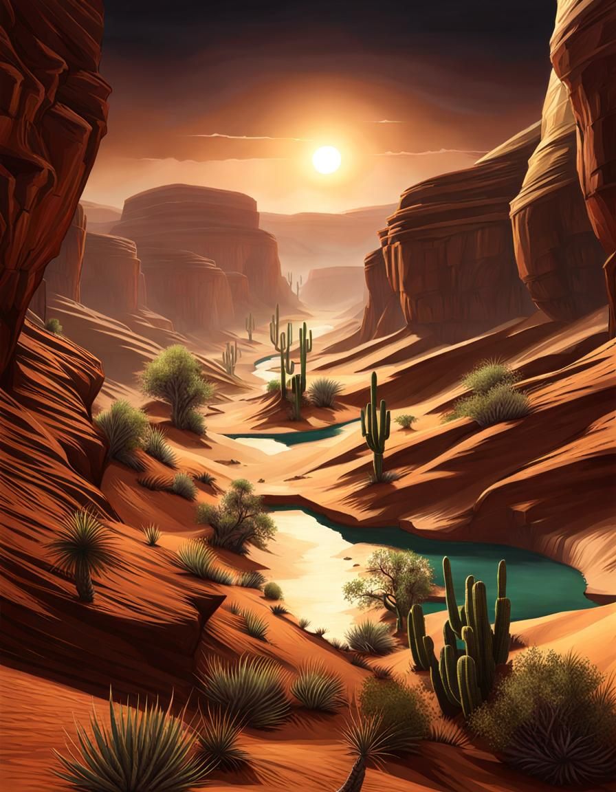 Deep Desert Canyon