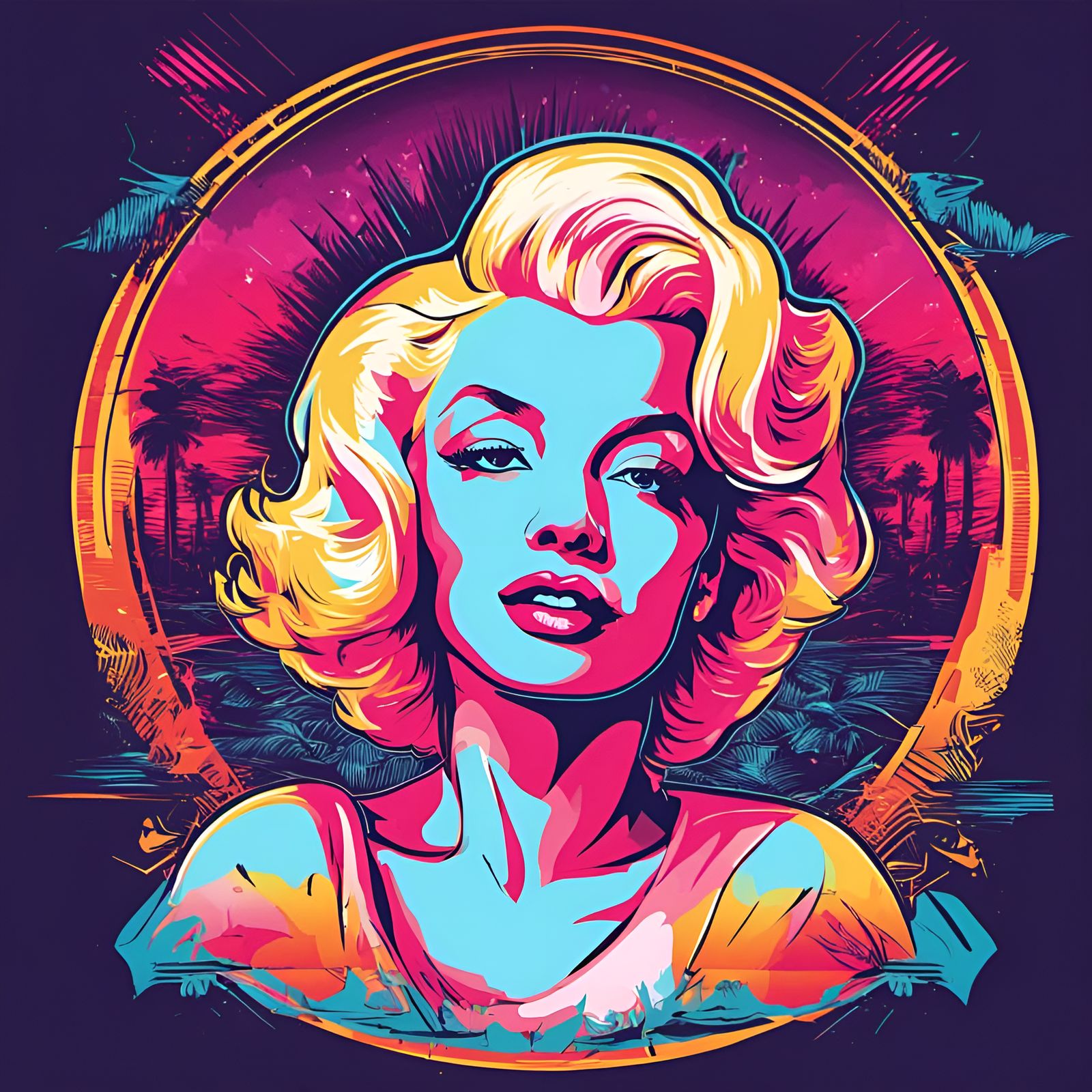 Marilyn Monroe T-Shirt Print