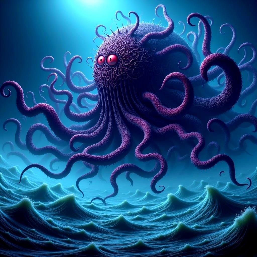 Purple Sea Kraken **