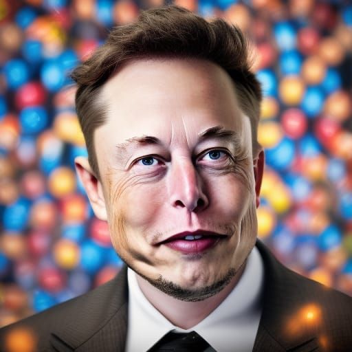 Elon Musk on black hole with pepsi - AI Generated Artwork - NightCafe