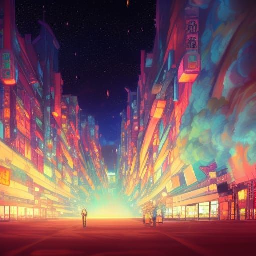 Future japan - AI Generated Artwork - NightCafe Creator