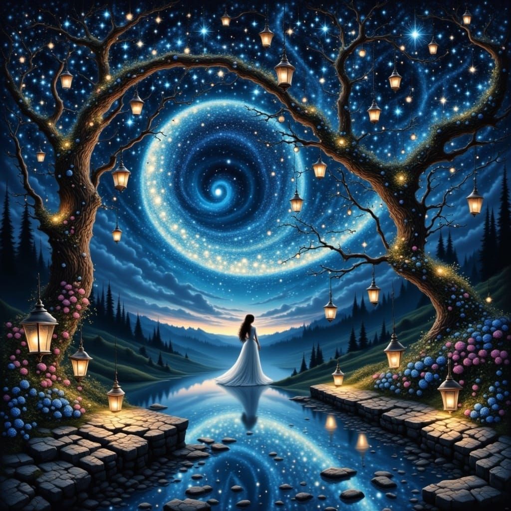 As whispers of waves dance around their dreams
In starlit nights, they wade through moonlit streams 