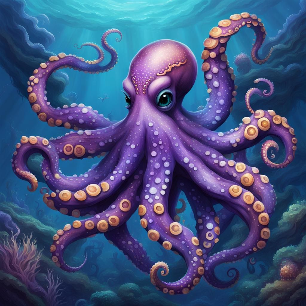 Picture the Octo-Folk, a tribe of merfolk with a unique blend of ...