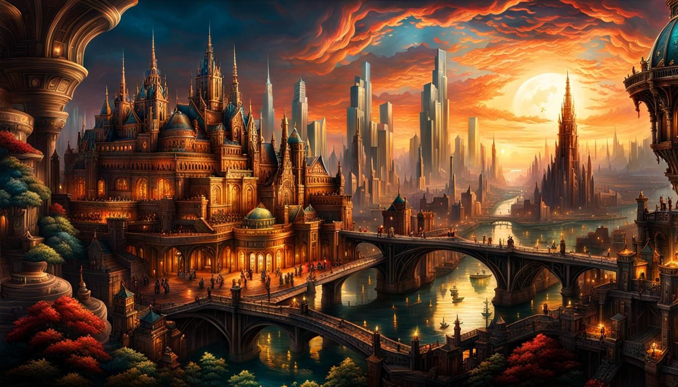 futuristic meets medieval.  by @Jokavld