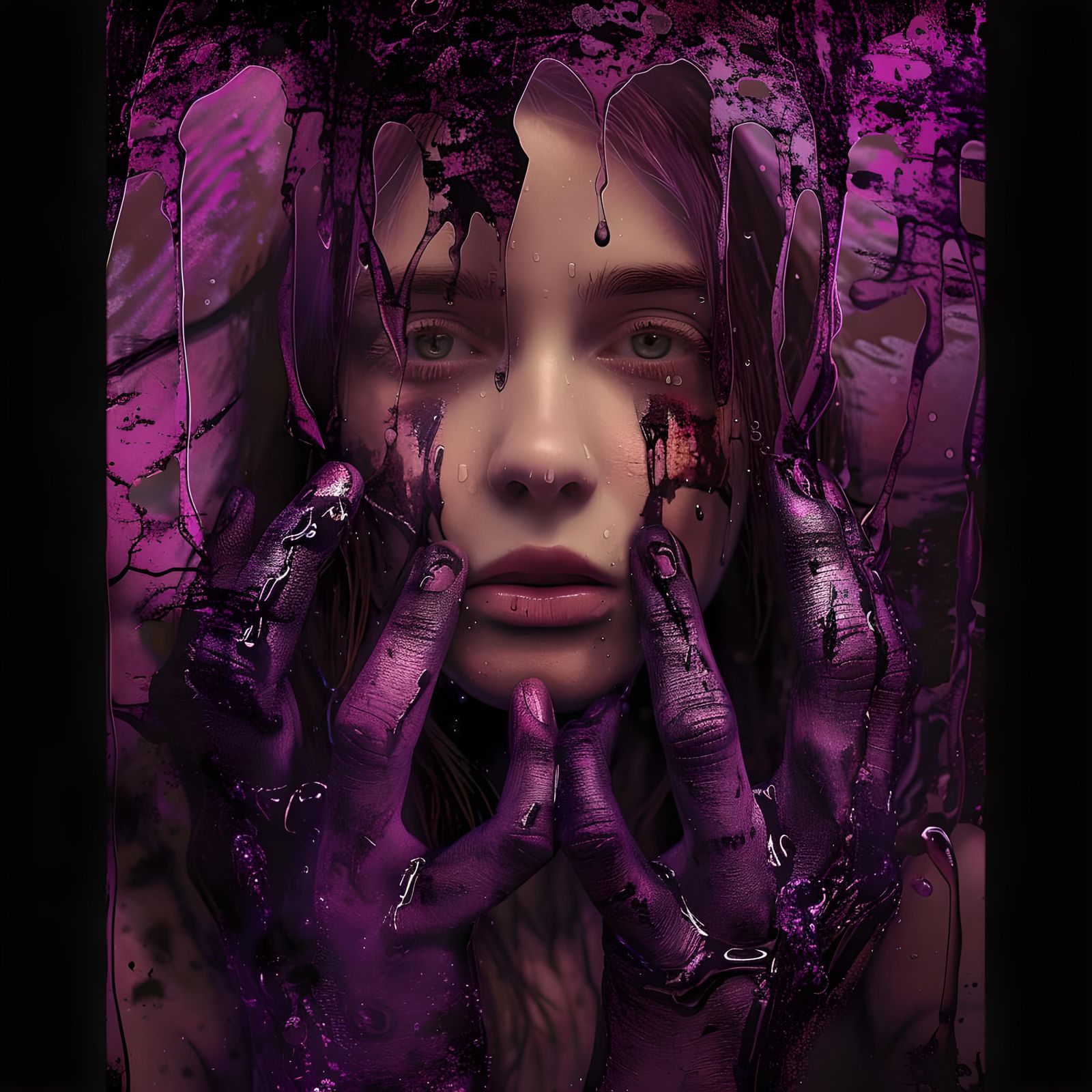 A Phenol (C₆H₅OH) -Ferric chloride (FeCl₃) fantasy experimen...