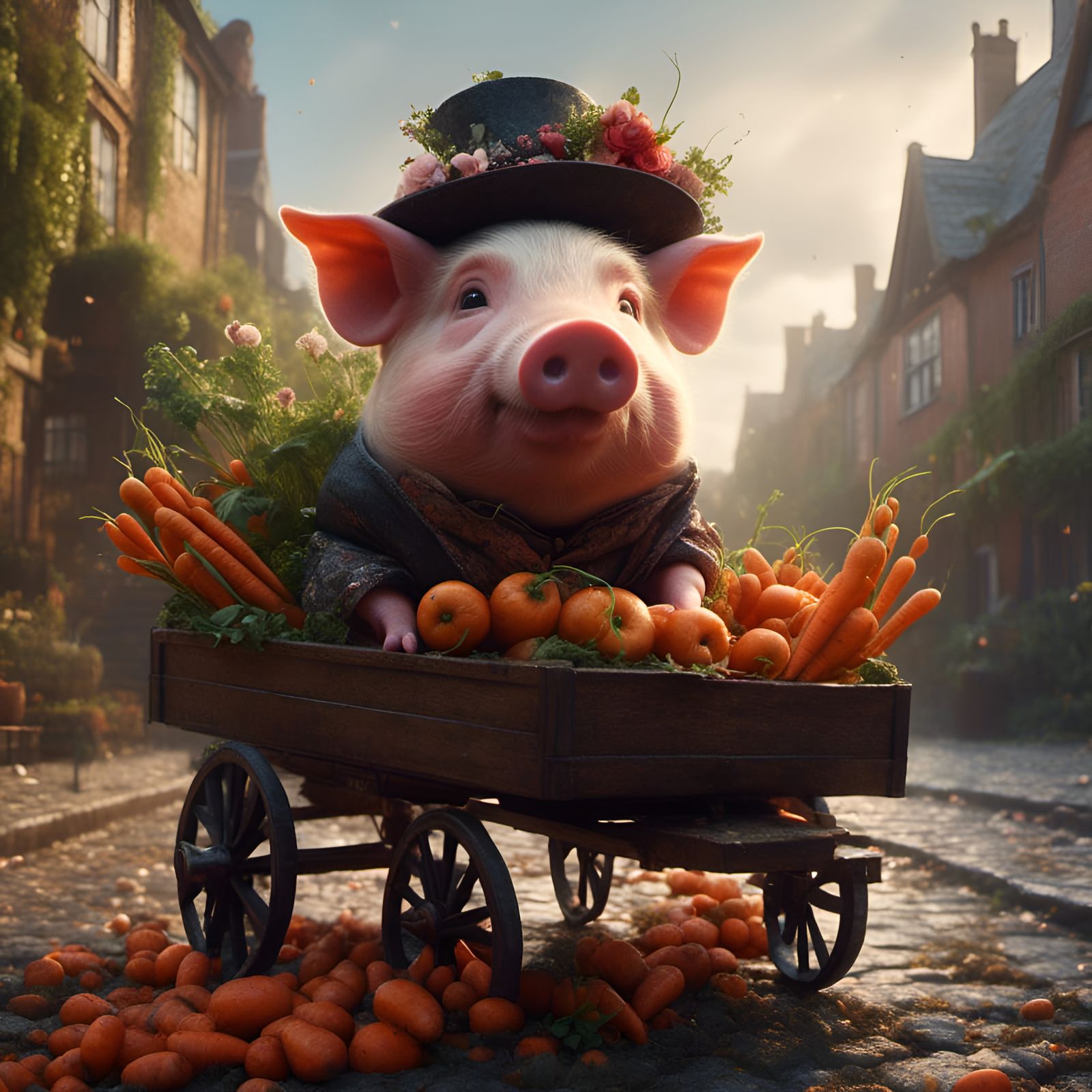 Would you like some pig with your carrots
