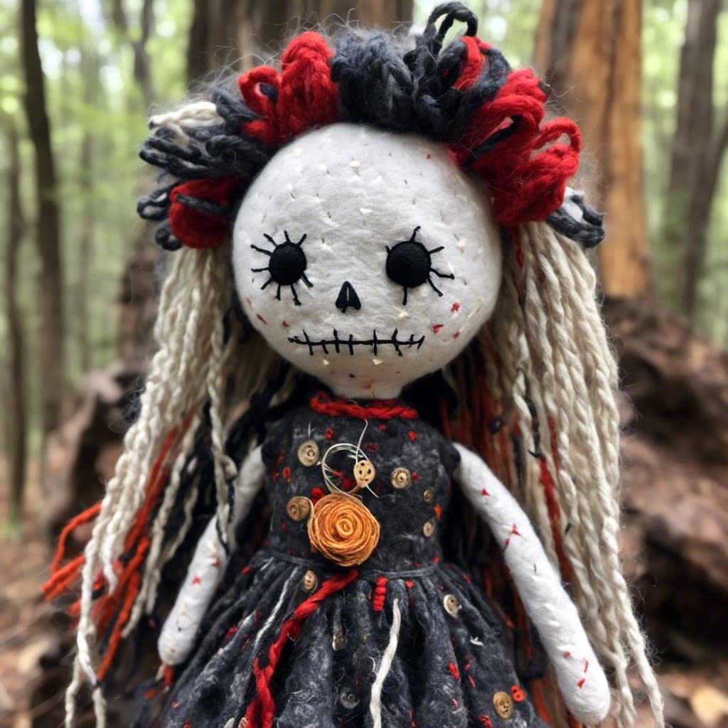 <lora:Voodoo People:1.0>Voodoo doll, misty, magic