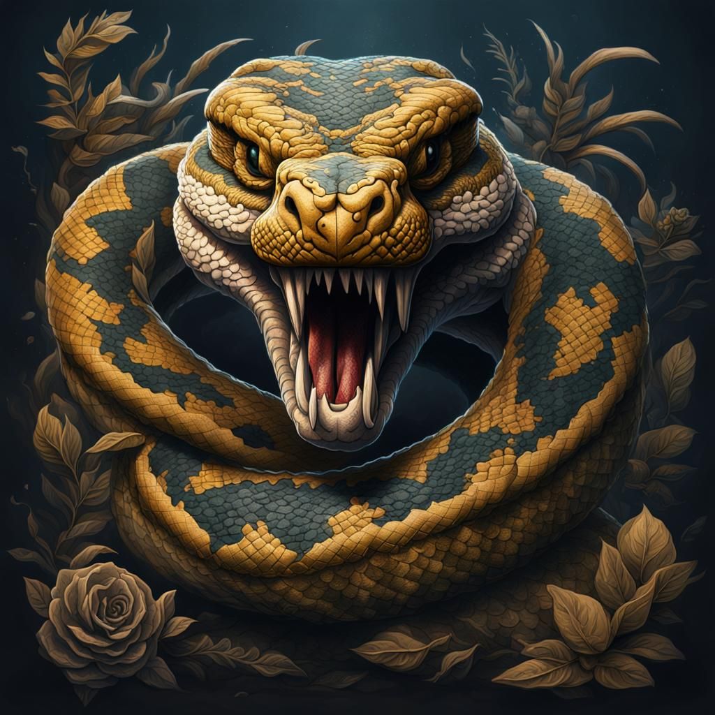 DONT TREAD ON ME RATTLESNAKE TATTOO