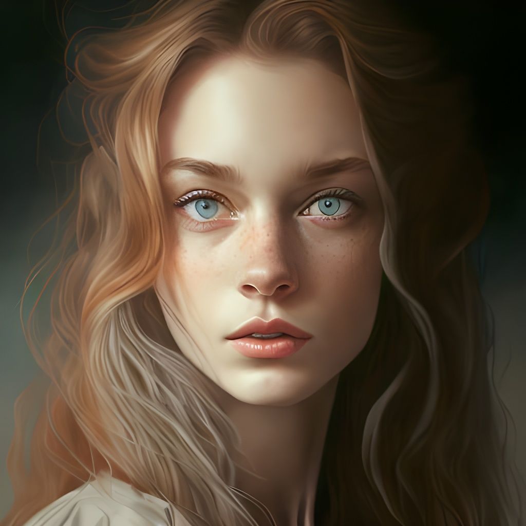 Belle with first thing in the morning hair is still stunning