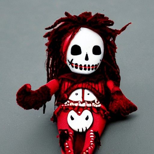 bloody voodoo doll evil blood
