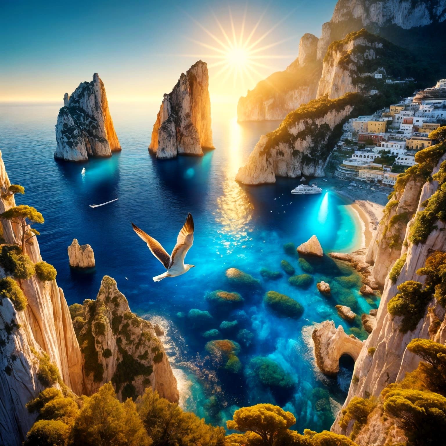 Capri, Italy  by @Shywolf