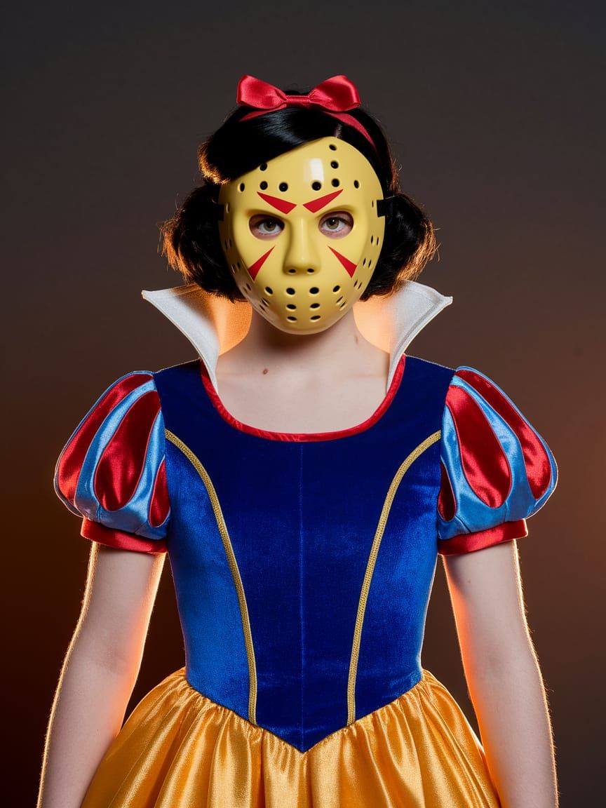Snow White Meets Jason Voorhees in Surreal Photo