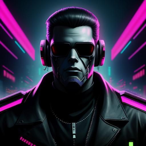 cyberpunk style digital art | synthwave | retrowave | sci-fi...