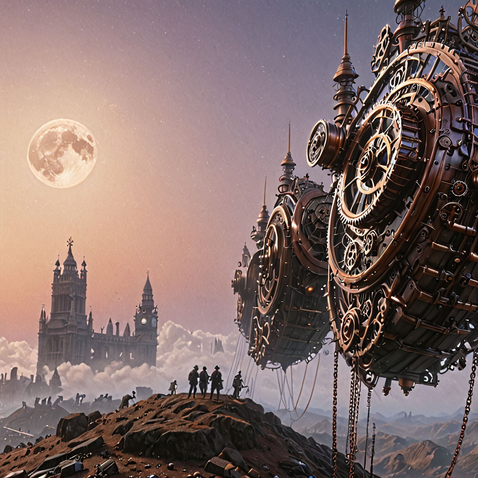 Steampunk explorers