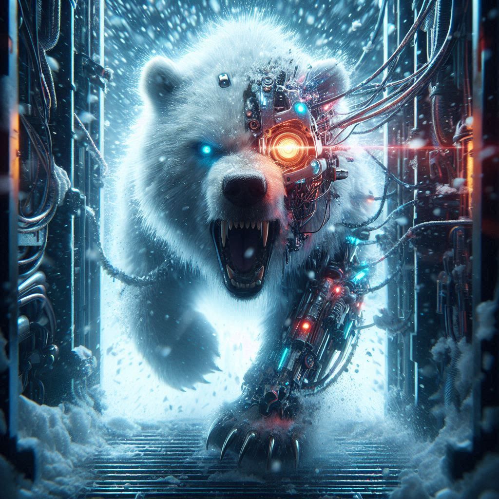 Angry Polar Bear   by @Stare
