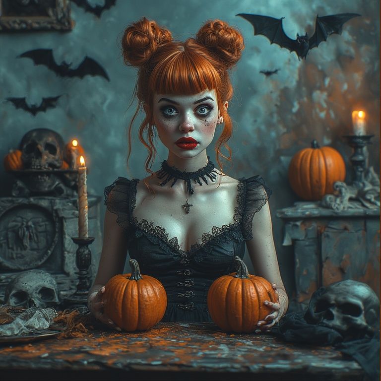 Halloween preparations