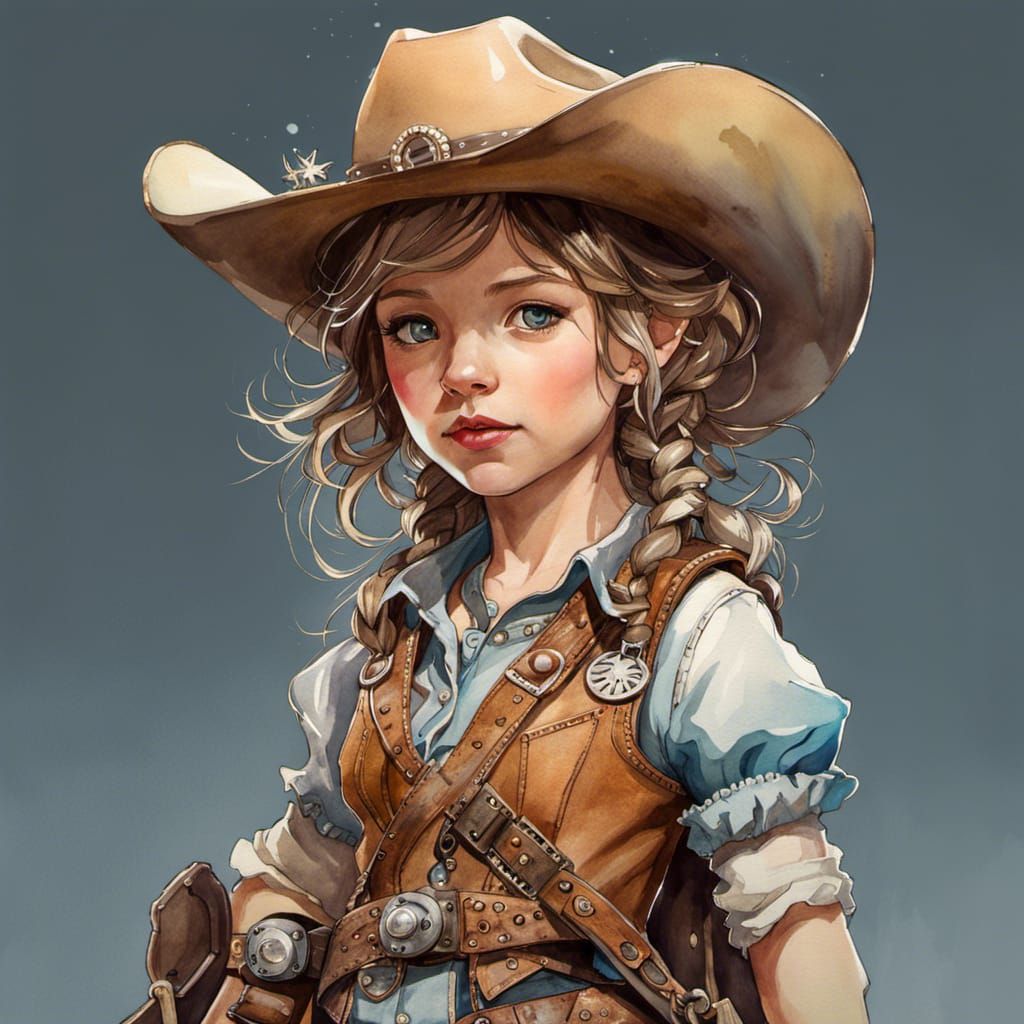 Cowgirl - AI Generated Artwork - NightCafe Creator