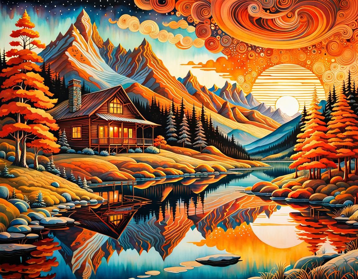 Orange Hour   by @Sharonjoy