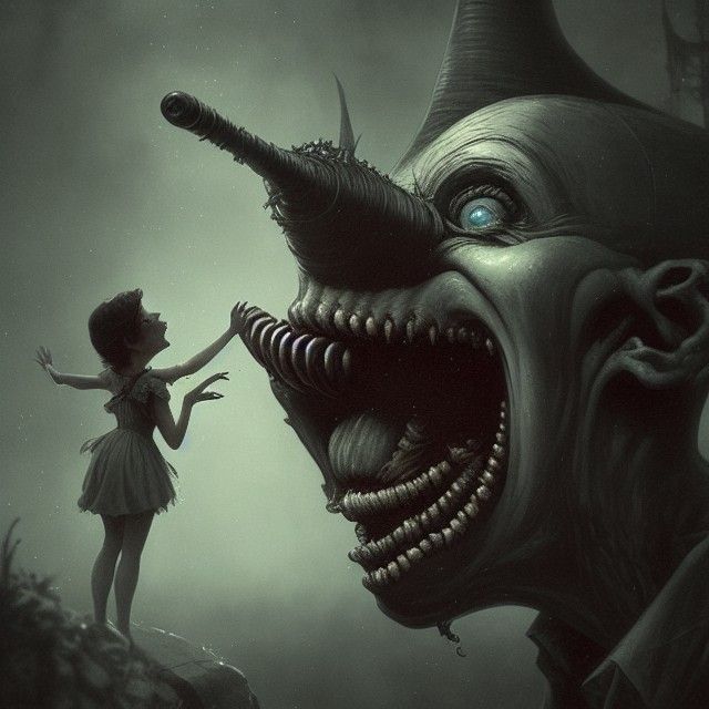 Pinocchio and his Blue Fairy II  by @Flippo