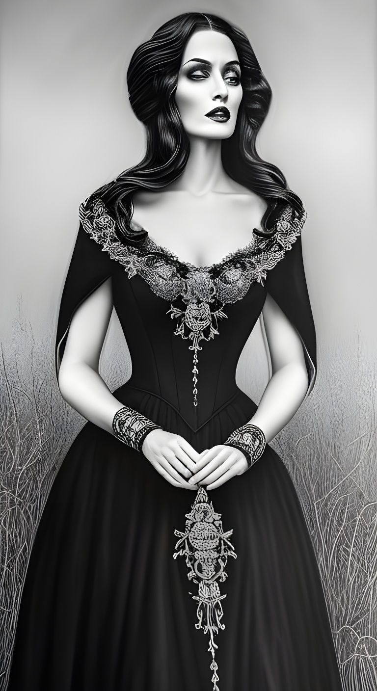 bella donna, black mistress - AI Generated Artwork - NightCafe Creator