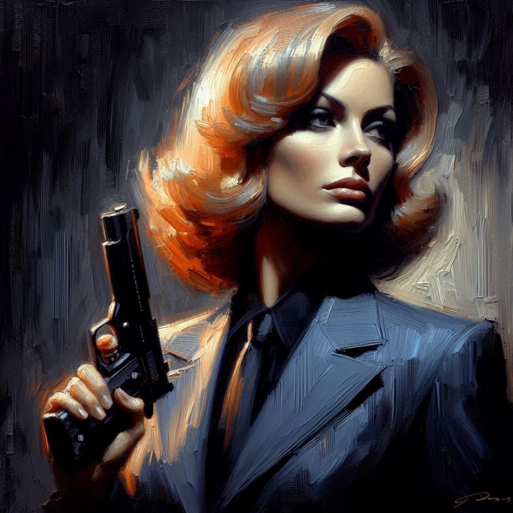 She had a heart of gold ... and a .45 automatic so ...