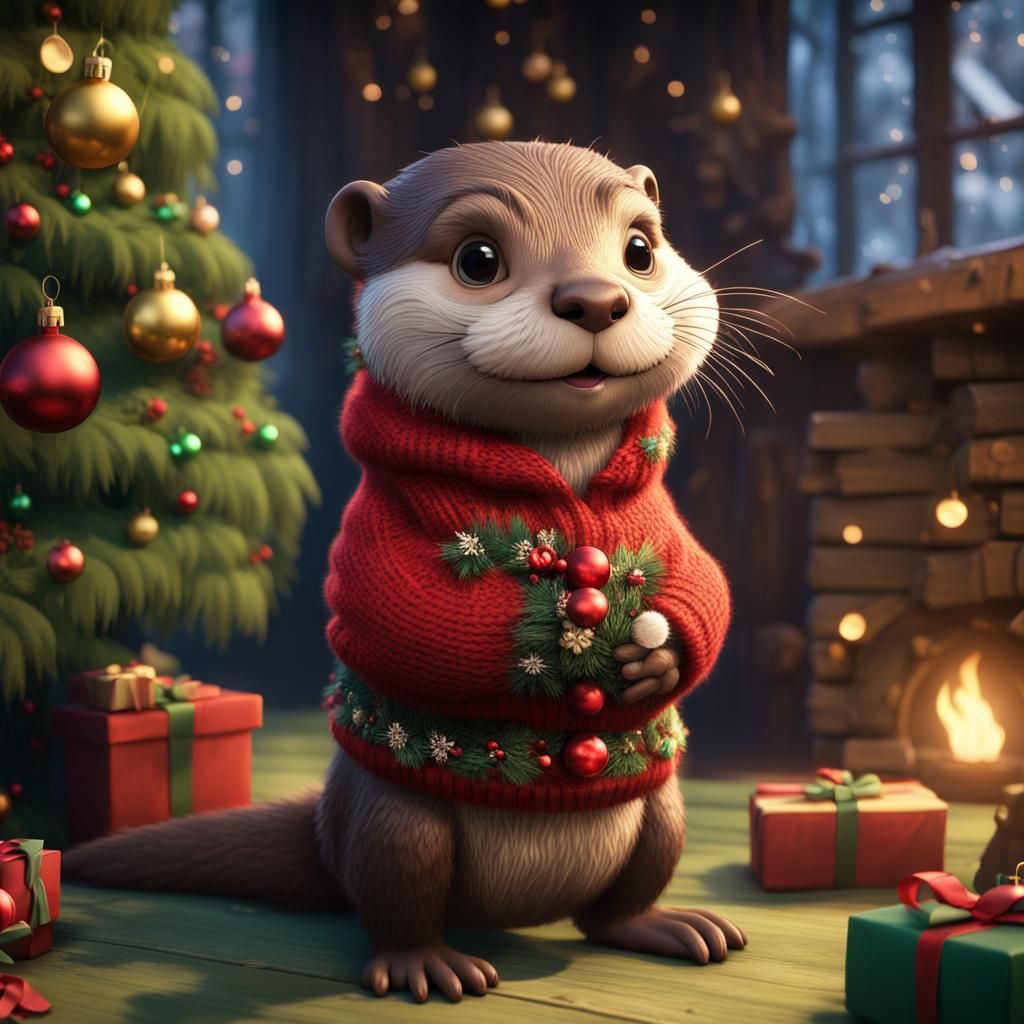 Have an Otterly Wonderful Christmas  by @Nyarlathotep