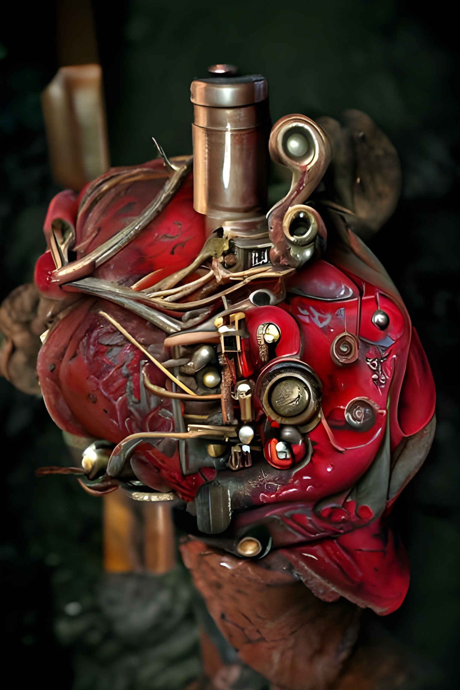 Heart patched number 102