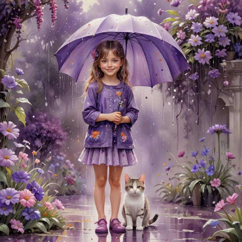 Under my umbrella  by @Ylona