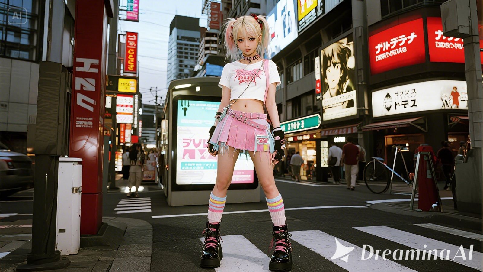 punk gyaru style of okinawa, shibuya and harajuku