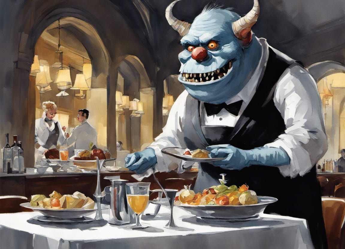 "Oh, not again! It's like magic – the customers have vanishe...
