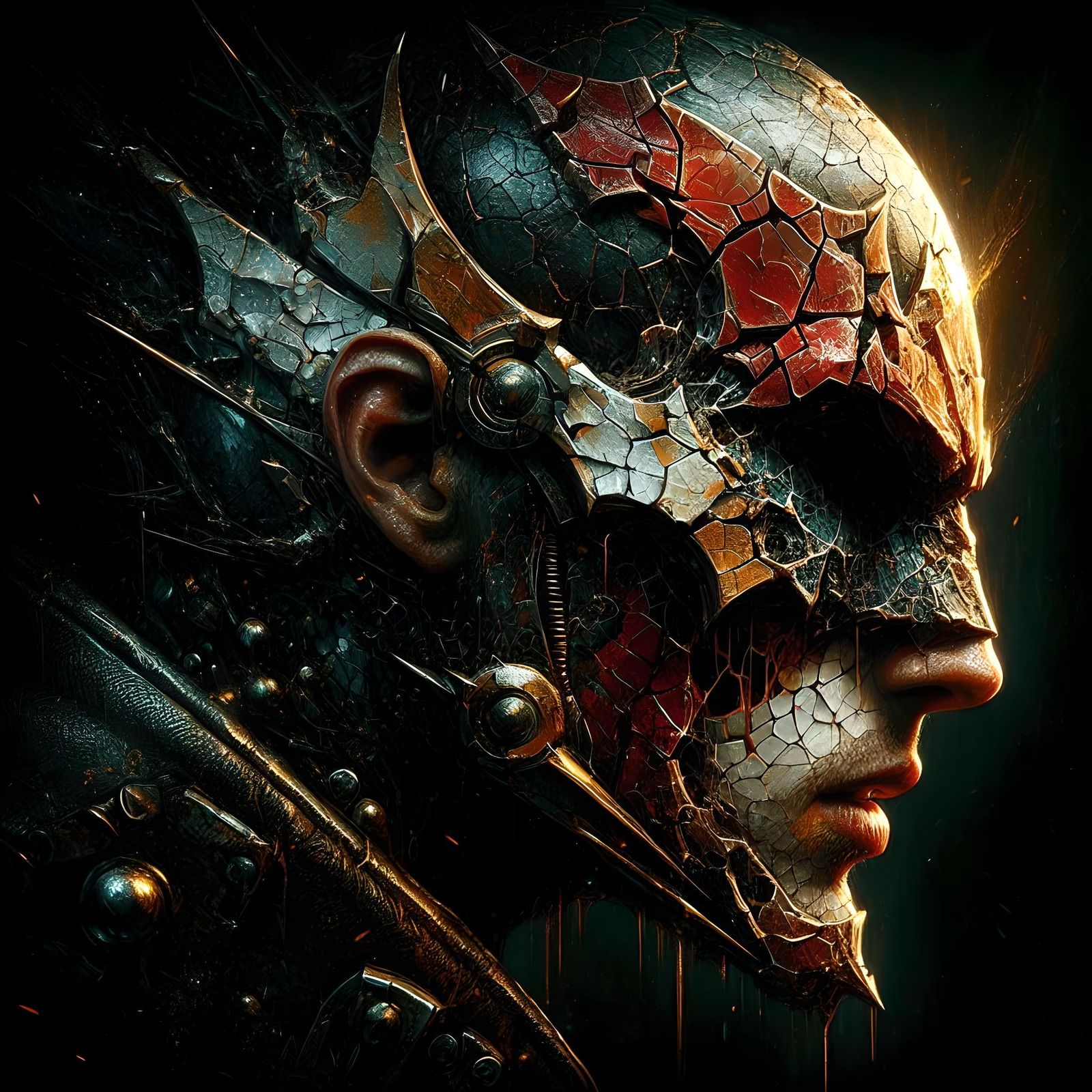 When the mask breaks, the inner force is released