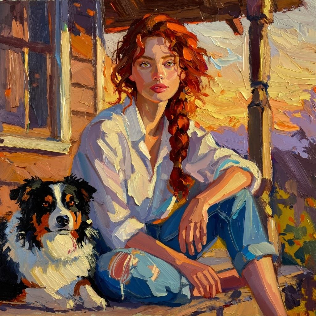 Painterly Portrait  by @SMARTDOG