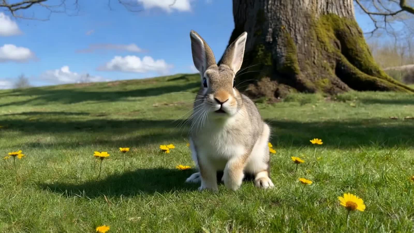 the rabbit hop around and around