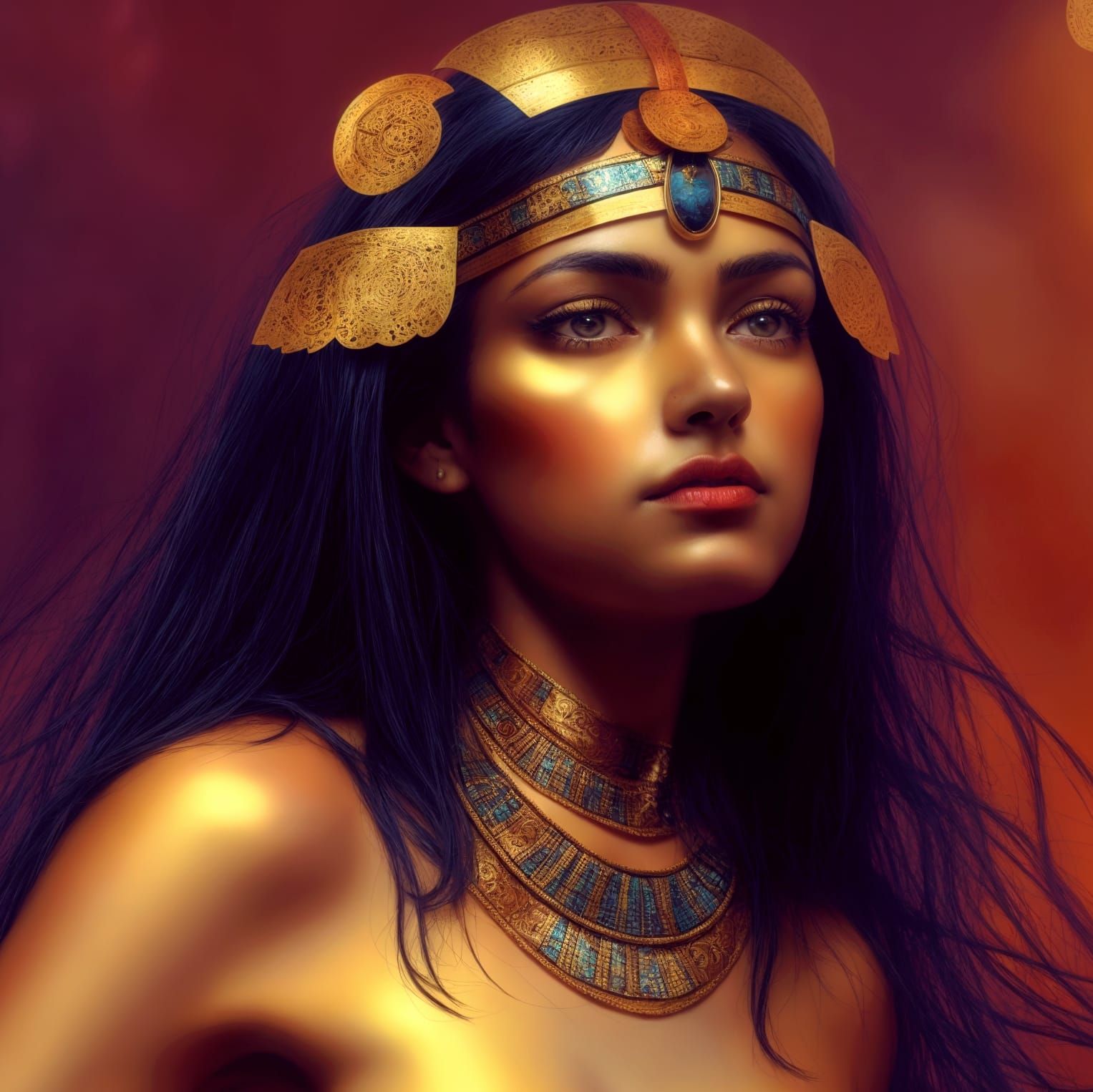 Enhanced Cleopatra - AI Generated Artwork - NightCafe Creator