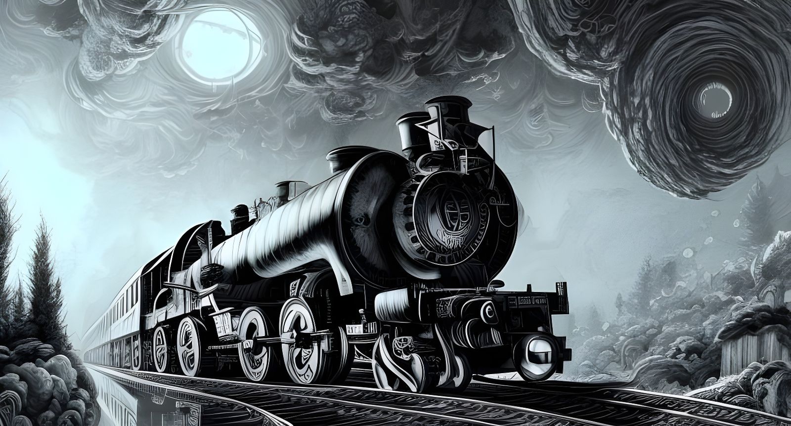 Apocalyptic Express  by @Arachnix