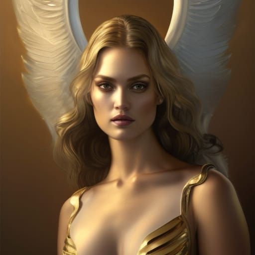 Supermodel Ava Hertzagova as Valkyrie’s angel stereotype in ...