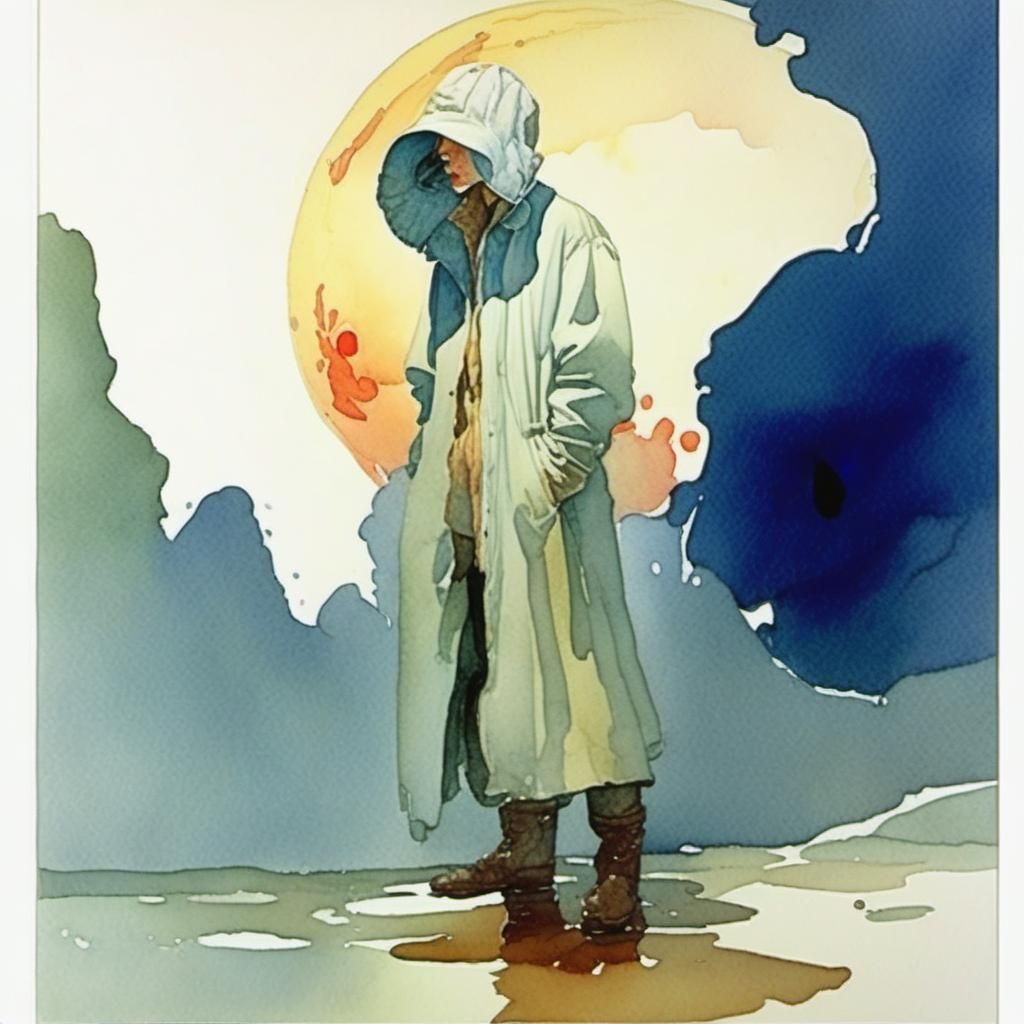 💃🏻👄🕺🏻 watercolor wet wash moebius wyeth sloane