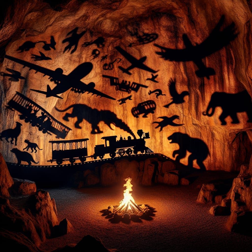 the myth of the cave  by @Olchap