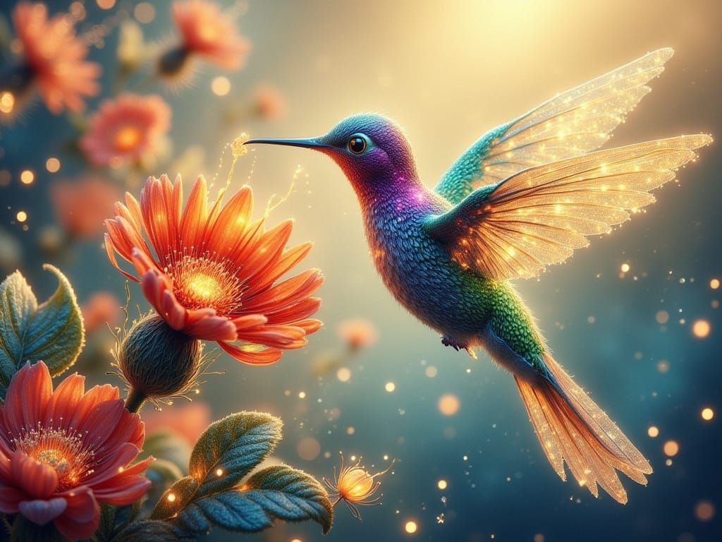 Hummingbird  by @DragonMiicha