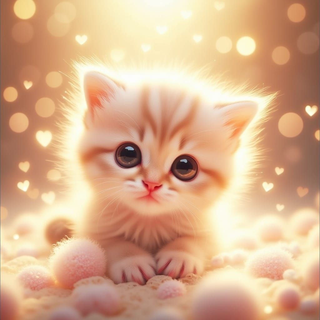 Cute adorable baby kitten fluffy <lora:Kitten cove:1.0> 