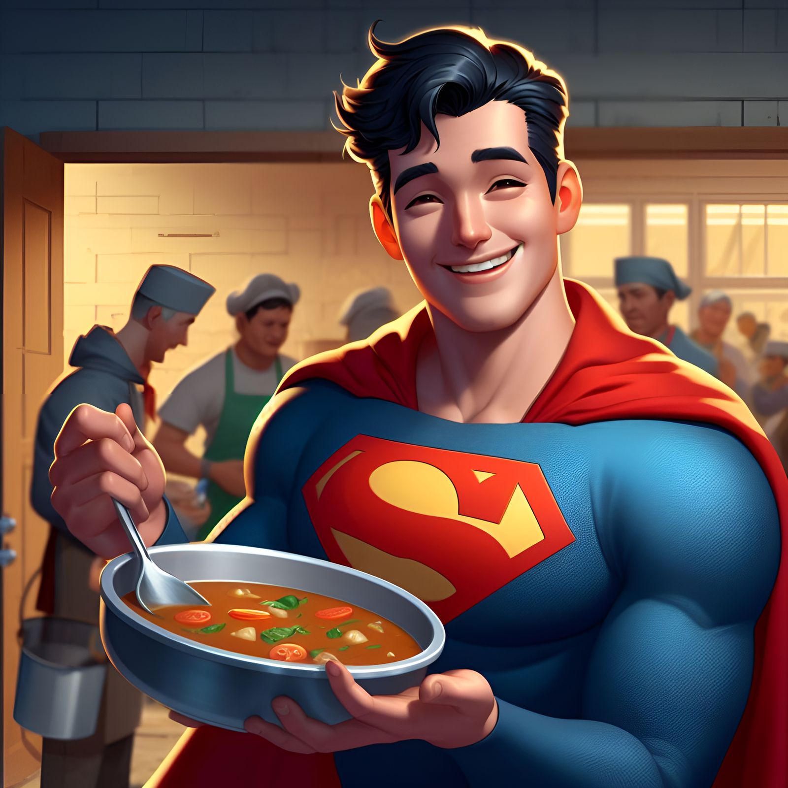Souperman is here to serve