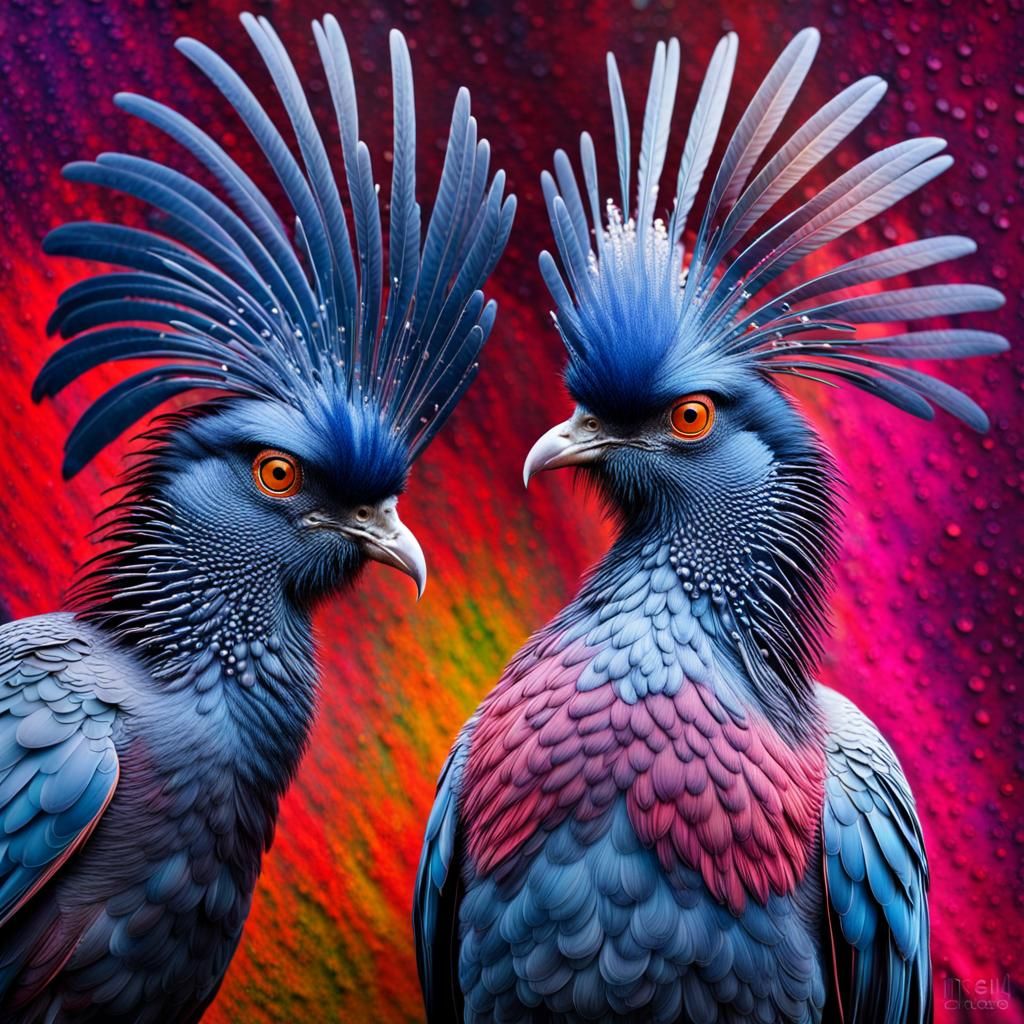 Pigeons  by @undefined