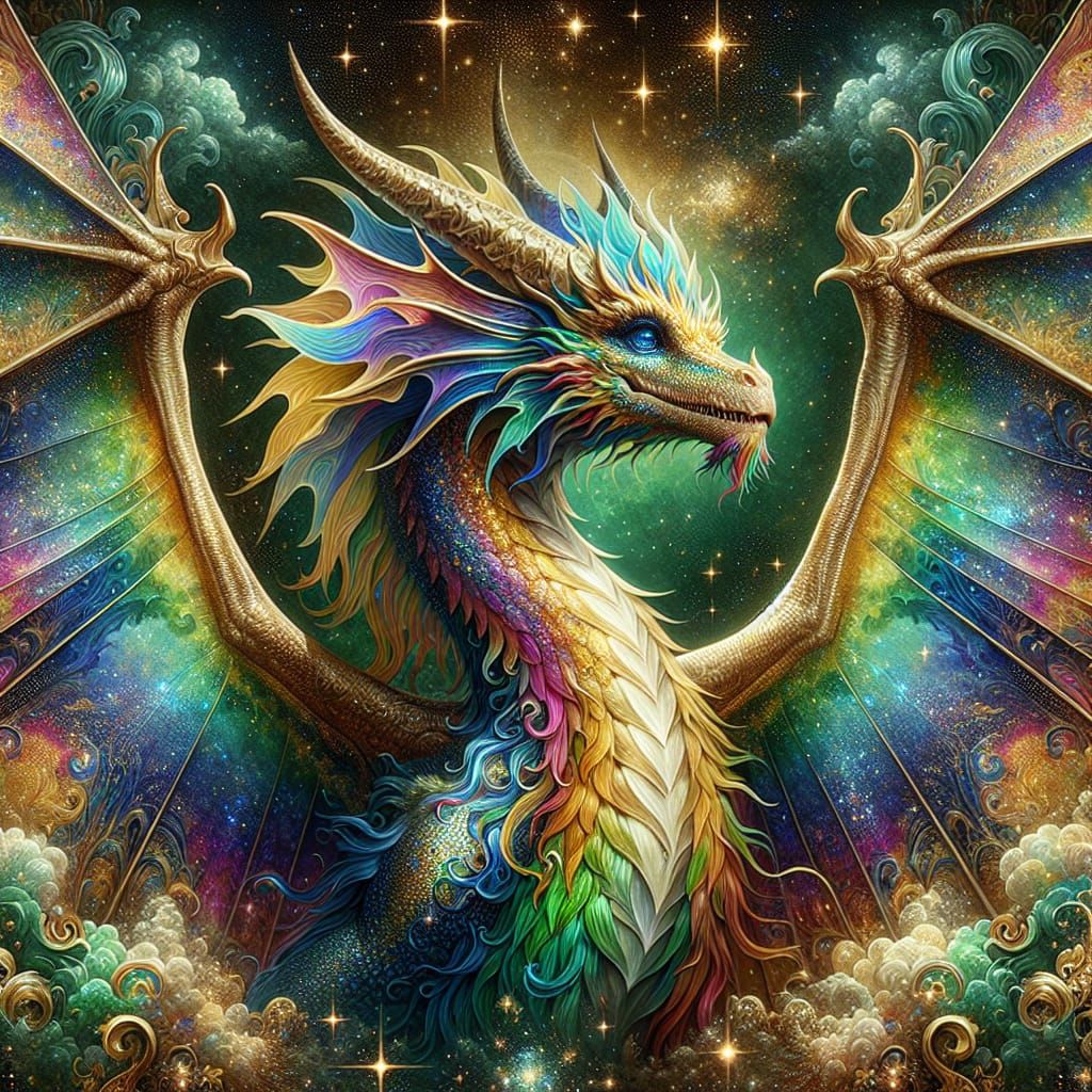 A beautiful magical big blue eyes, cute face, fantasy divine...
