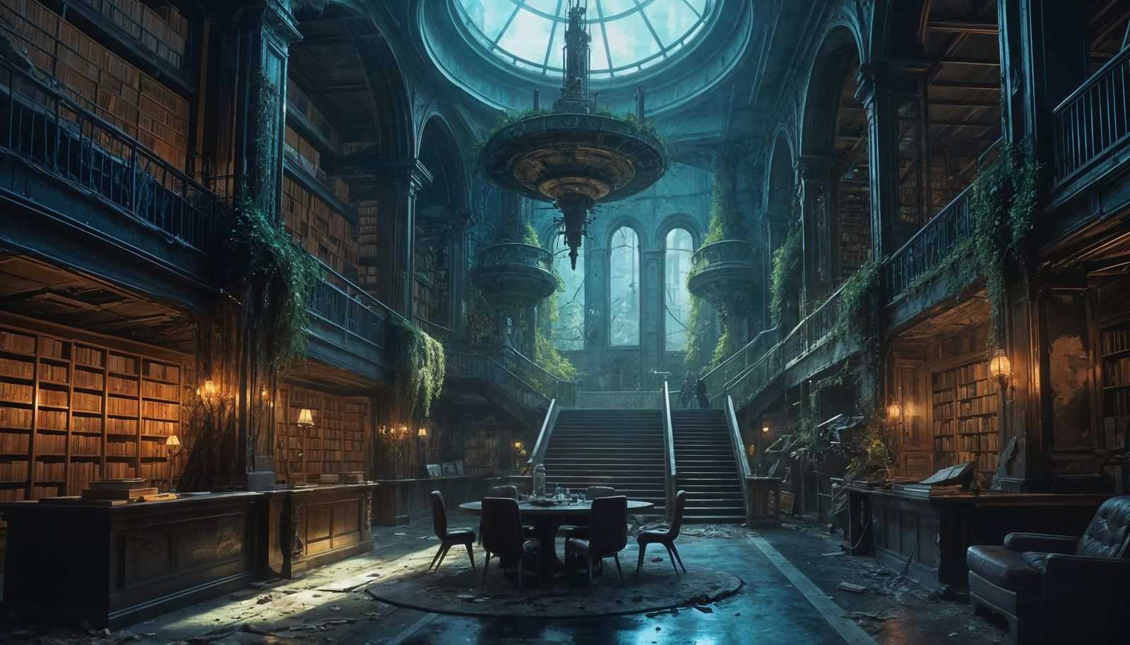 A forgotten library - Decaying Library Reborn in Holographic...